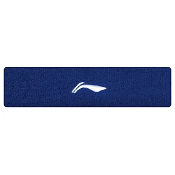 Li-Ning Stirnband Lines einfarbig schwarz - AQAU041-3