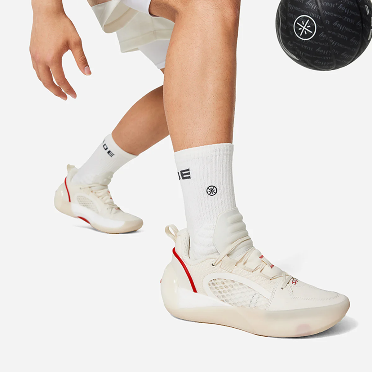 Professional Basketballschuh "Wade All City 12" ENCORE - white - ABAU029-1 - Image 2