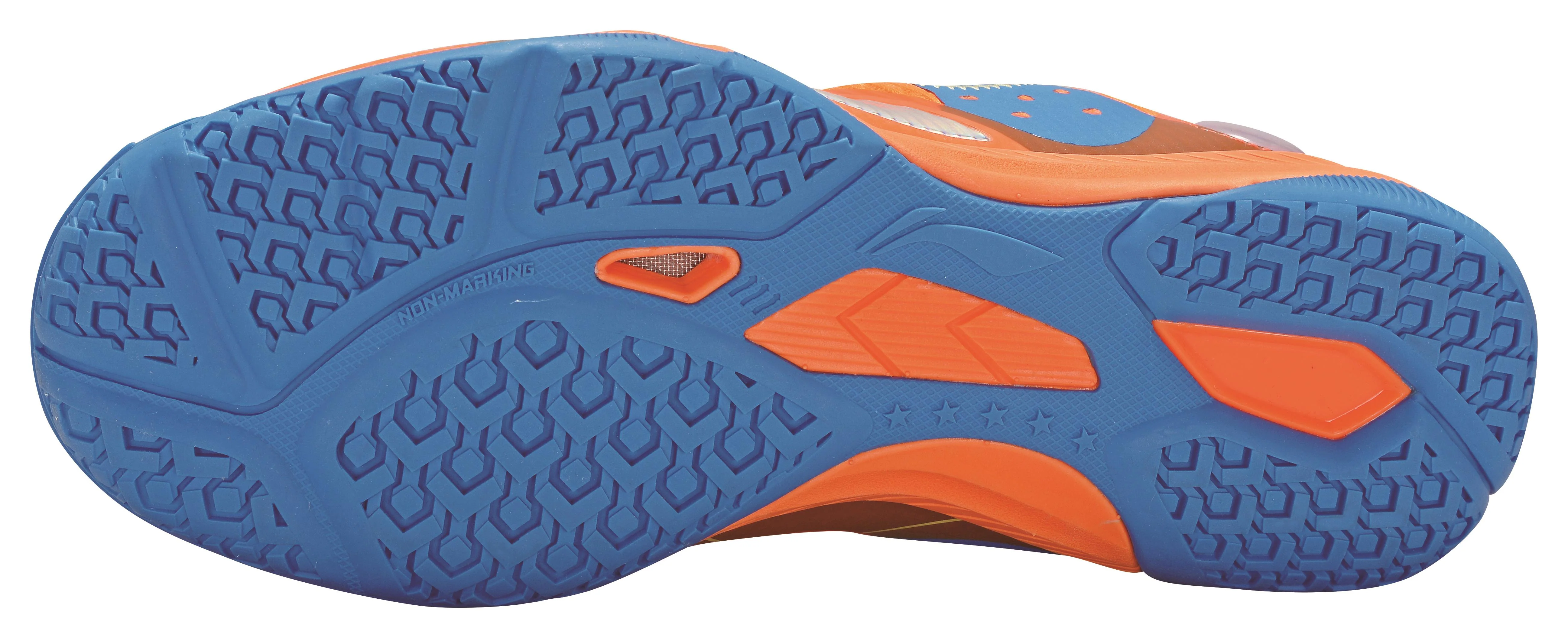 Professional Herren Tischtennis Schuh Mountains - Orange-Blau - APPR017-2 - Image 2