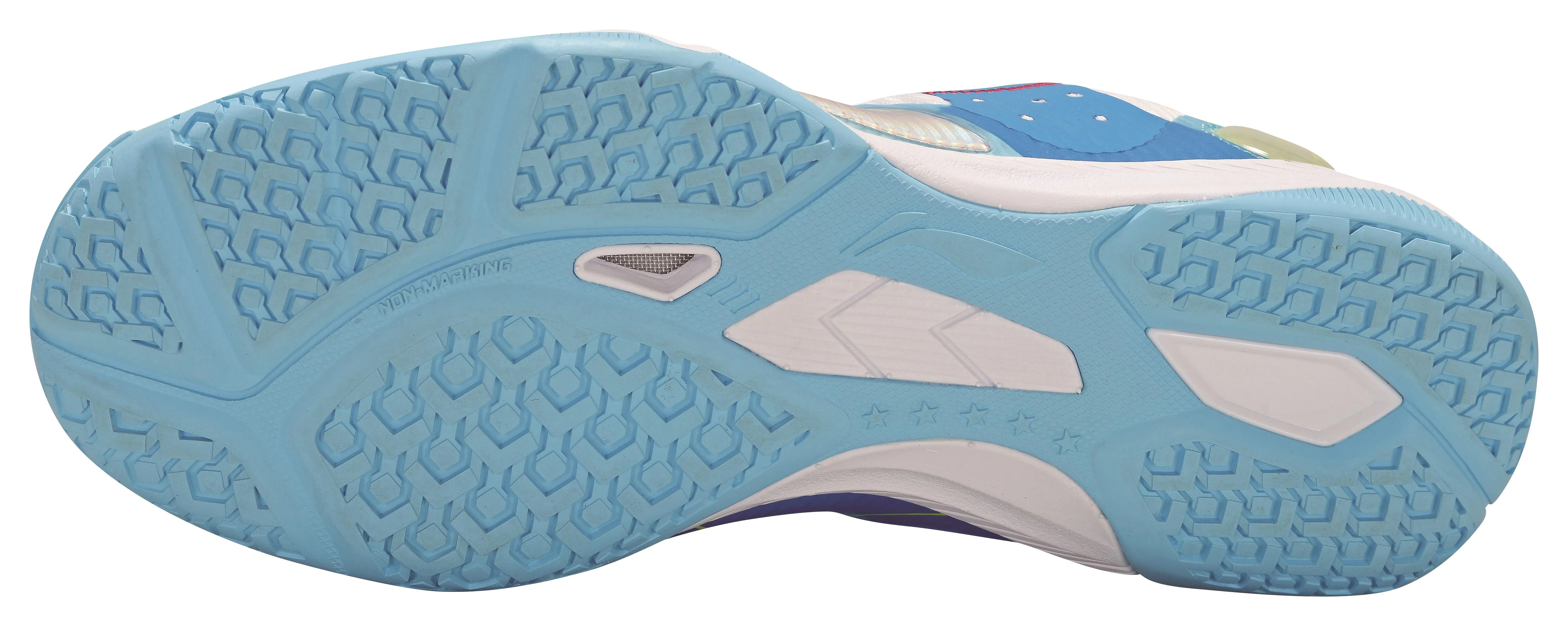 Professional Herren Tischtennis Schuh Mountains - Weiß-Blau - APPR017-1 - Image 2