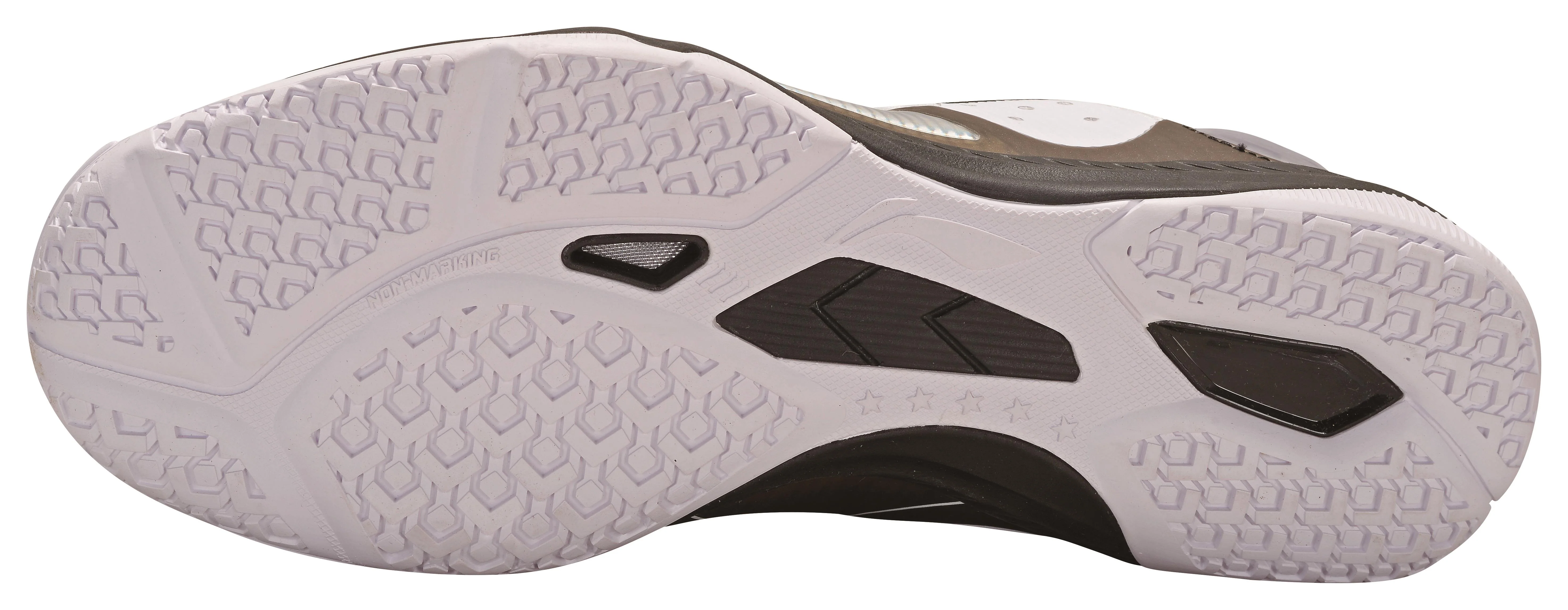 Professional Herren Tischtennis Schuh Mountains - Weiß-Schwarz - APPR017-3 - Image 2
