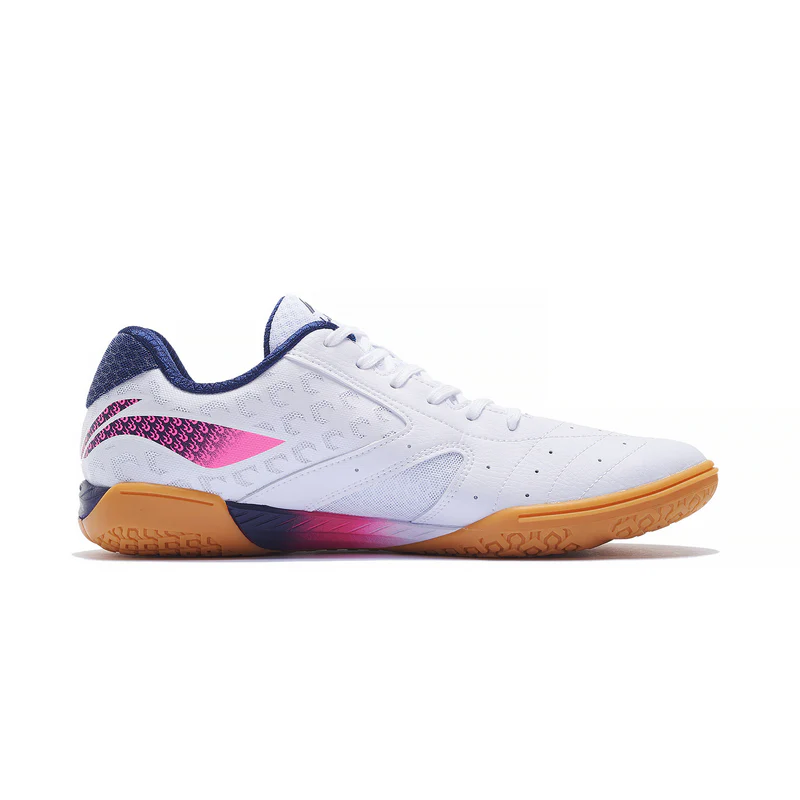 Professional Unisex Tischtennis Schuh "Champion" weiß/lila - APPS001-4 - Image 2