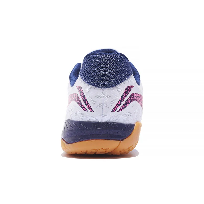 Professional Unisex Tischtennis Schuh "Champion" weiß/lila - APPS001-4 - Image 4