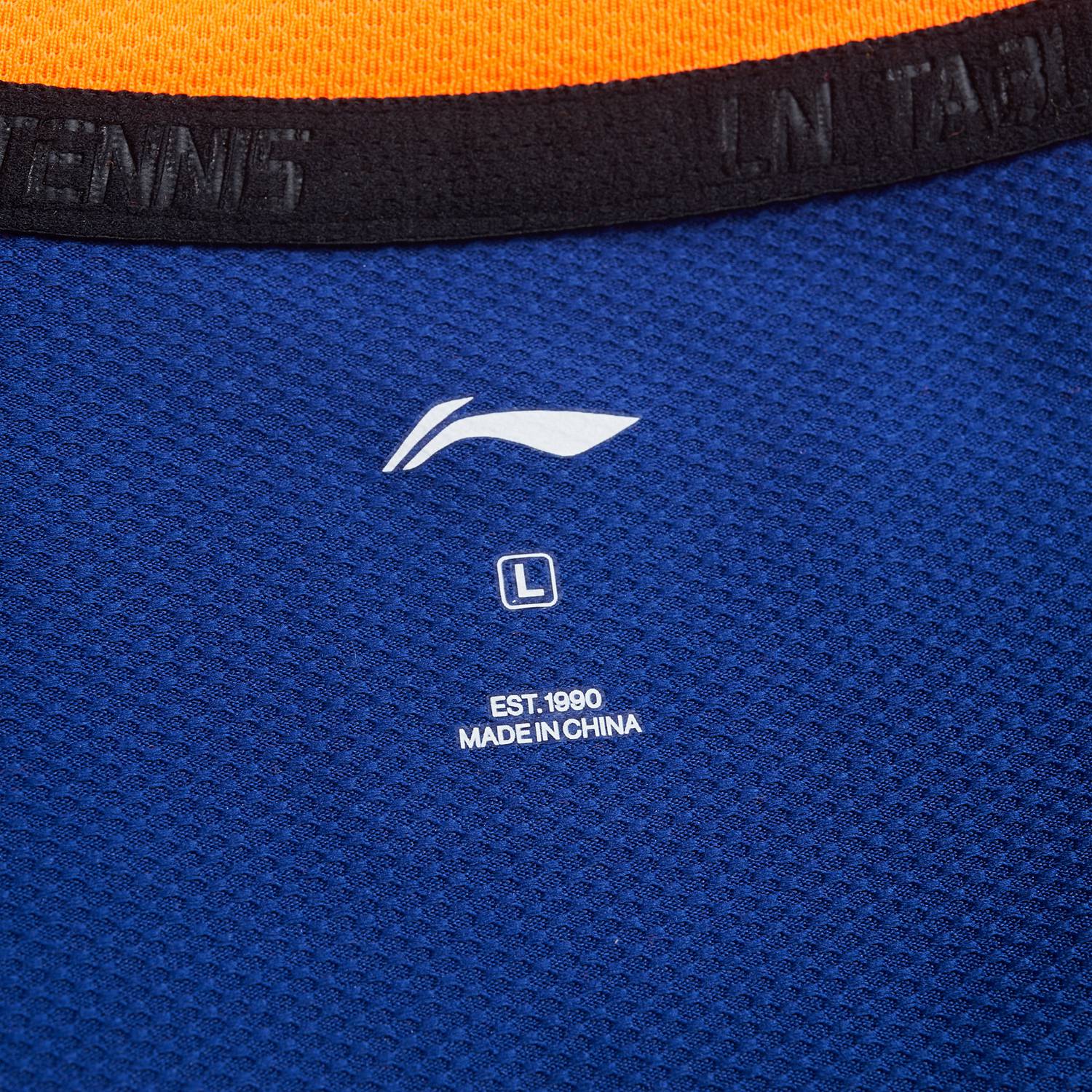 Tischtennis Herren Team Wettkampftrikot Topspin - blau-orange - AAYT031-4 - Image 10