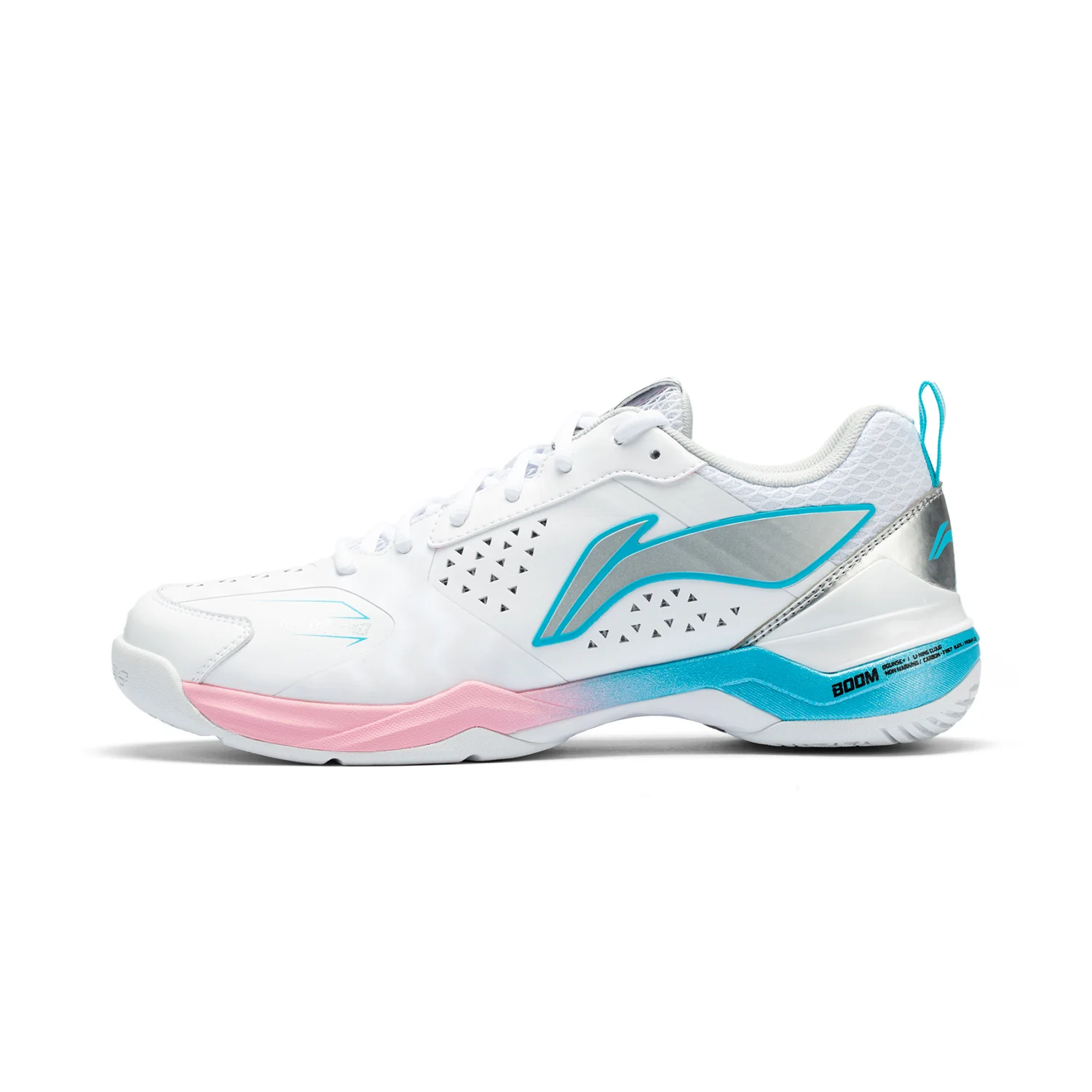 Unisex Badmintonschuh ''Blade II Pro'' - weiß/pink/hellblau - AYZV001-2 - Image 3
