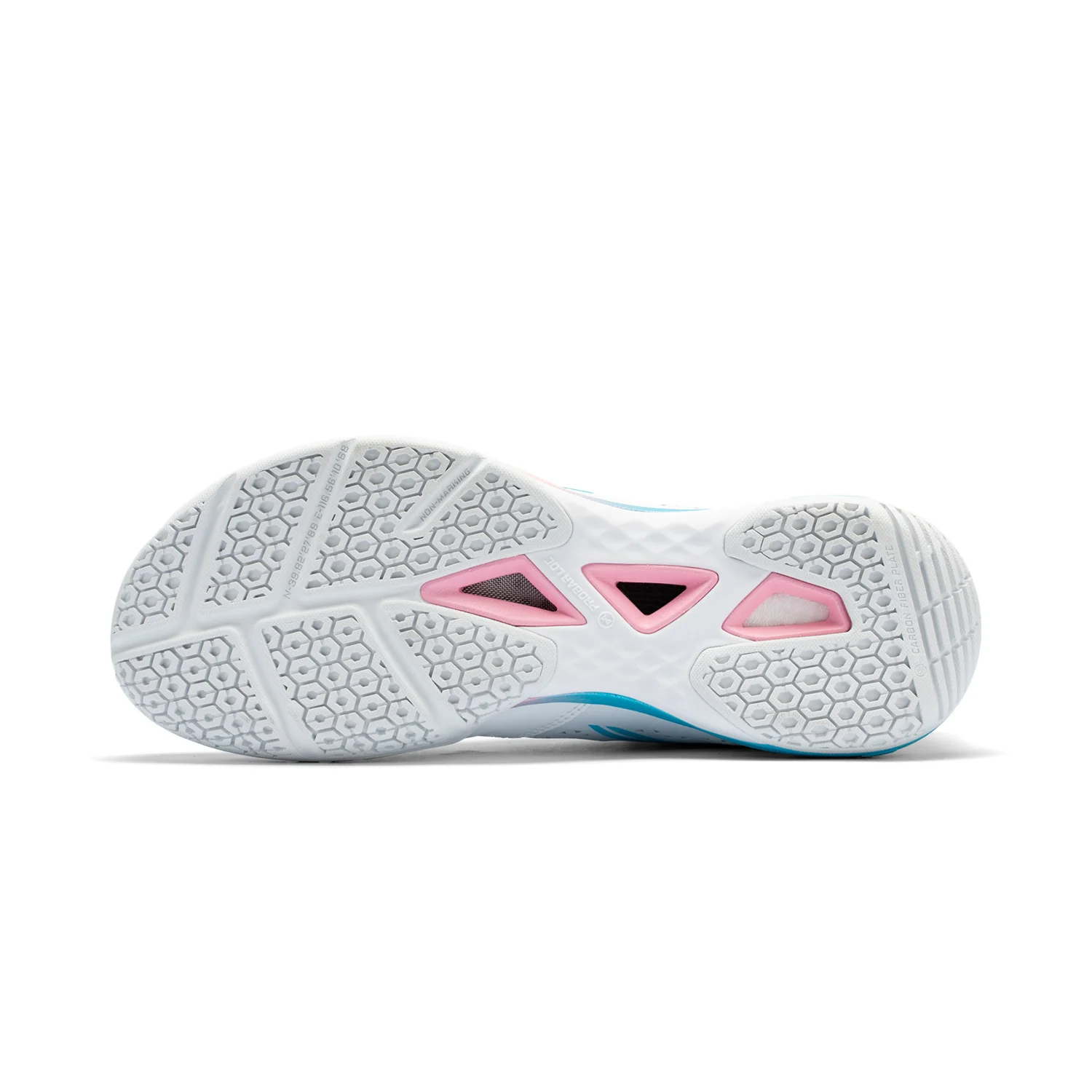 Unisex Badmintonschuh ''Blade II Pro'' - weiß/pink/hellblau - AYZV001-2 - Image 5