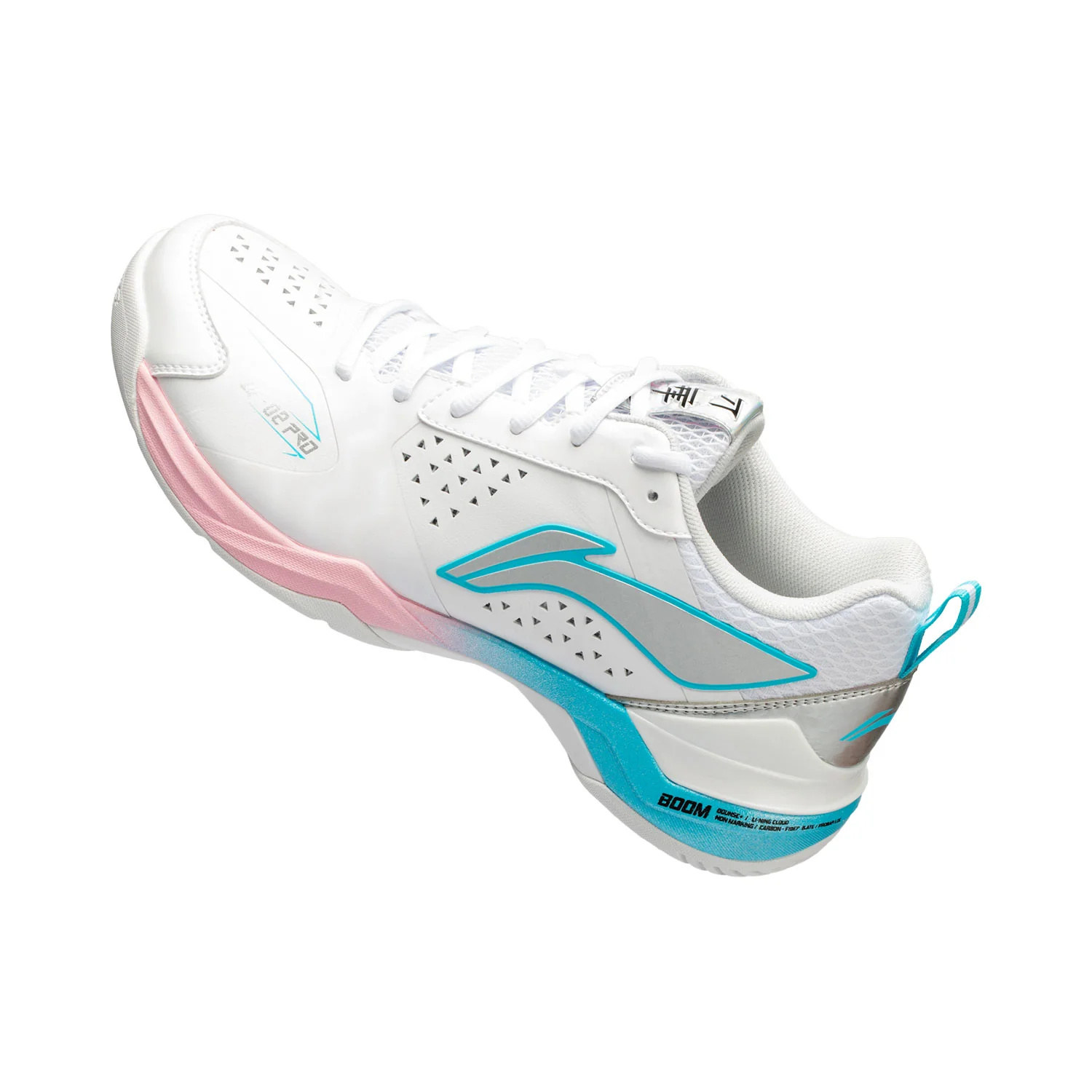 Unisex Badmintonschuh ''Blade II Pro'' - weiß/pink/hellblau - AYZV001-2 - Image 7