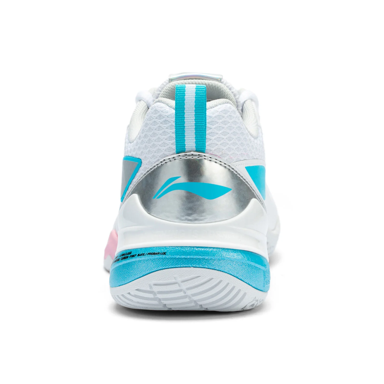 Unisex Badmintonschuh ''Blade II Pro'' - weiß/pink/hellblau - AYZV001-2 - Image 9