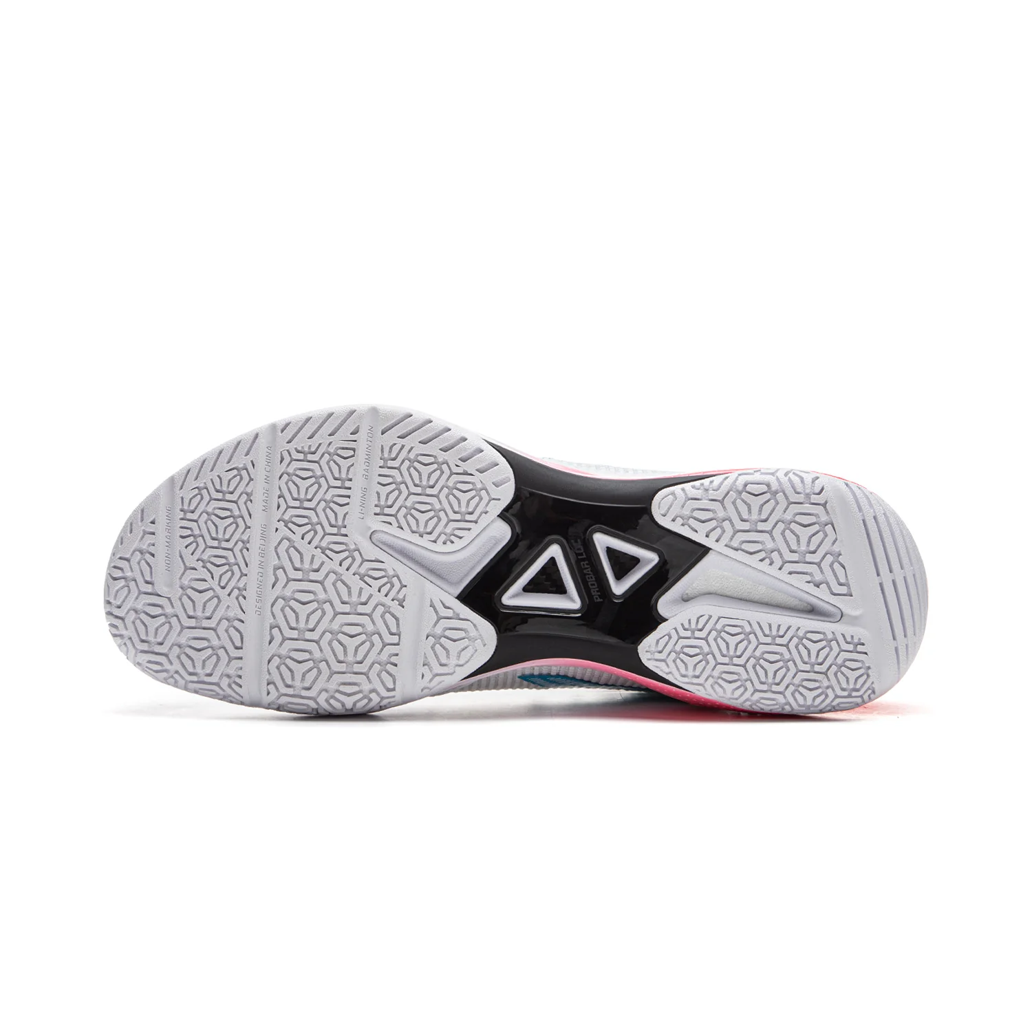 Unisex Badmintonschuh Donner 2 - weiß/rot - AYZU015-2 - Image 5