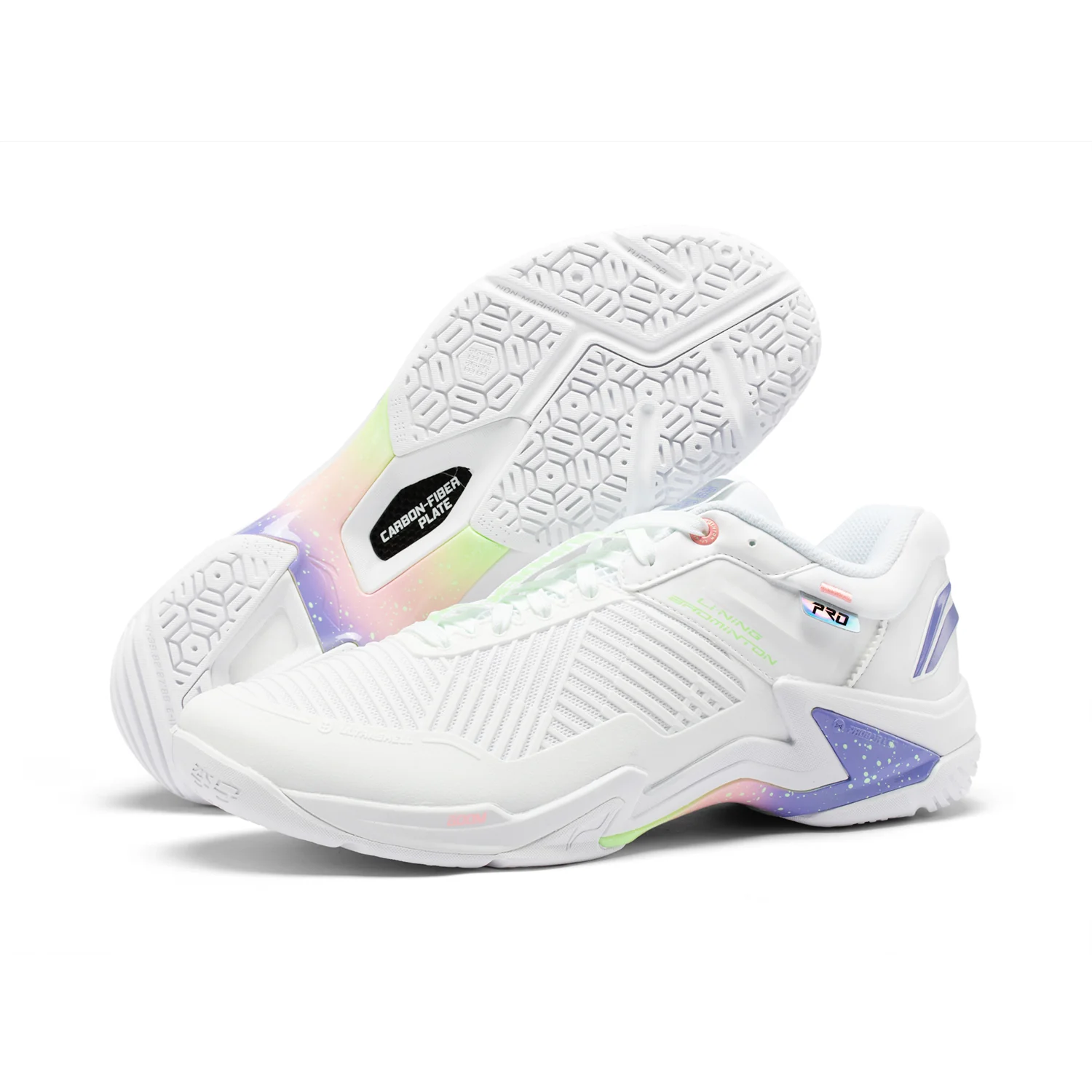 Unisex Badmintonschuh Donner Pro weiß - AYAT009-1 - Image 3