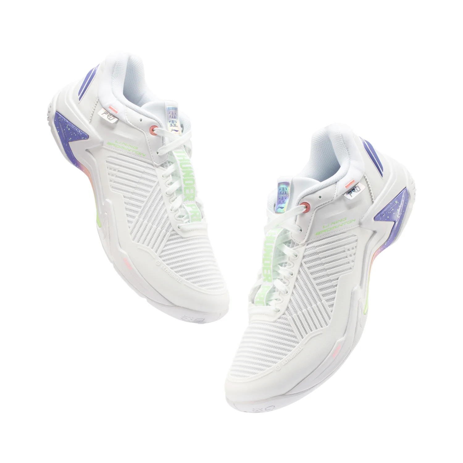Unisex Badmintonschuh Donner Pro weiß - AYAT009-1 - Image 4