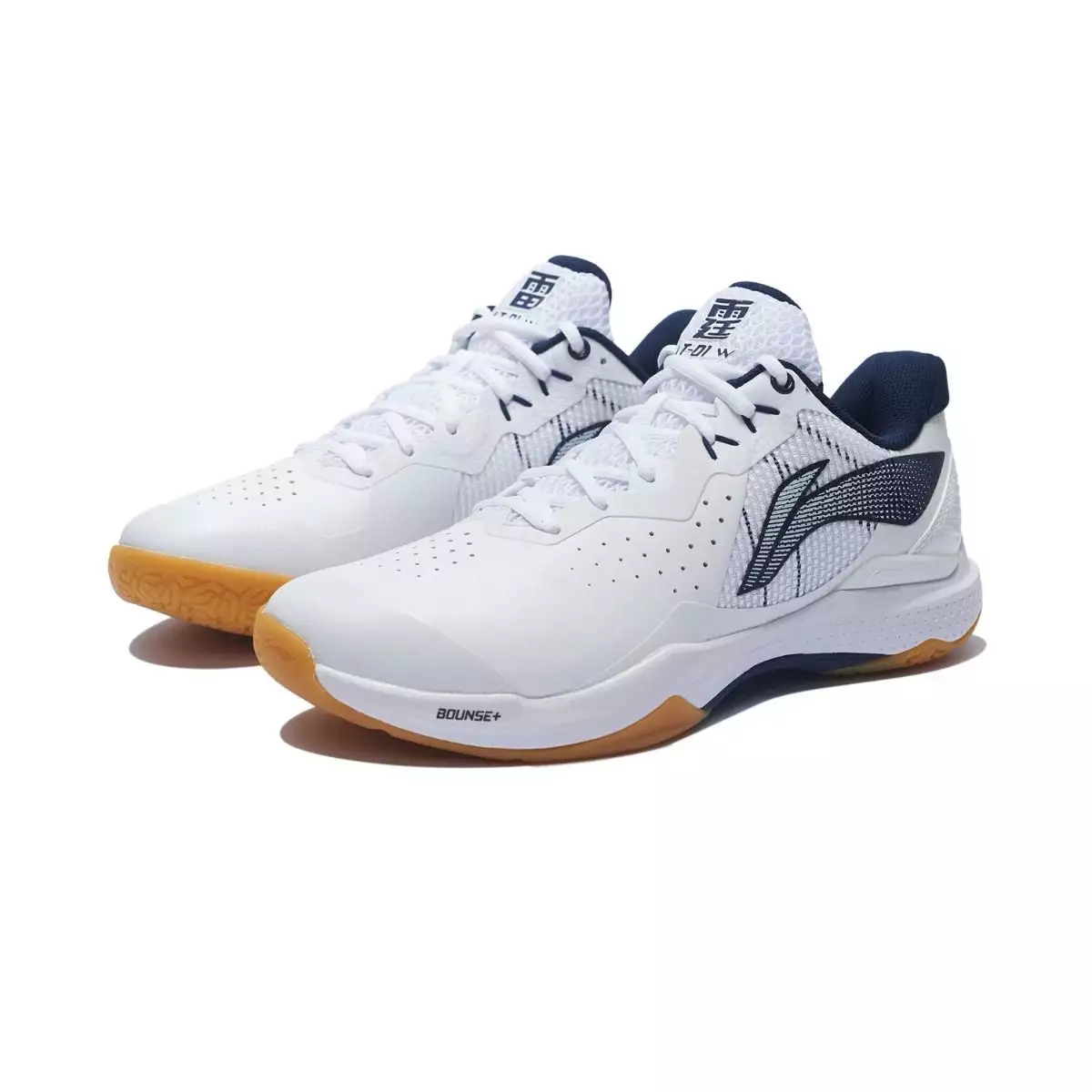 Unisex Badmintonschuh Donner weiß/blau - AYAS018-5