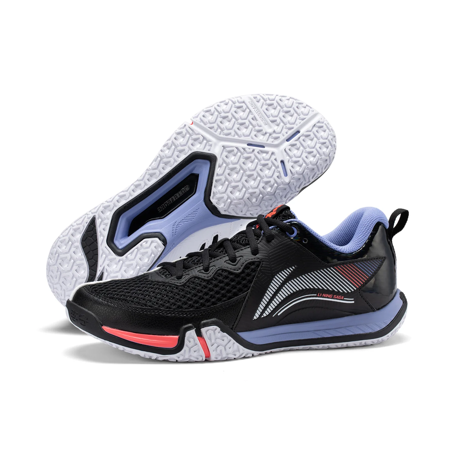 Unisex Badmintonschuh "Saga II Lite" schwarz - AYTT003-1 - Image 13
