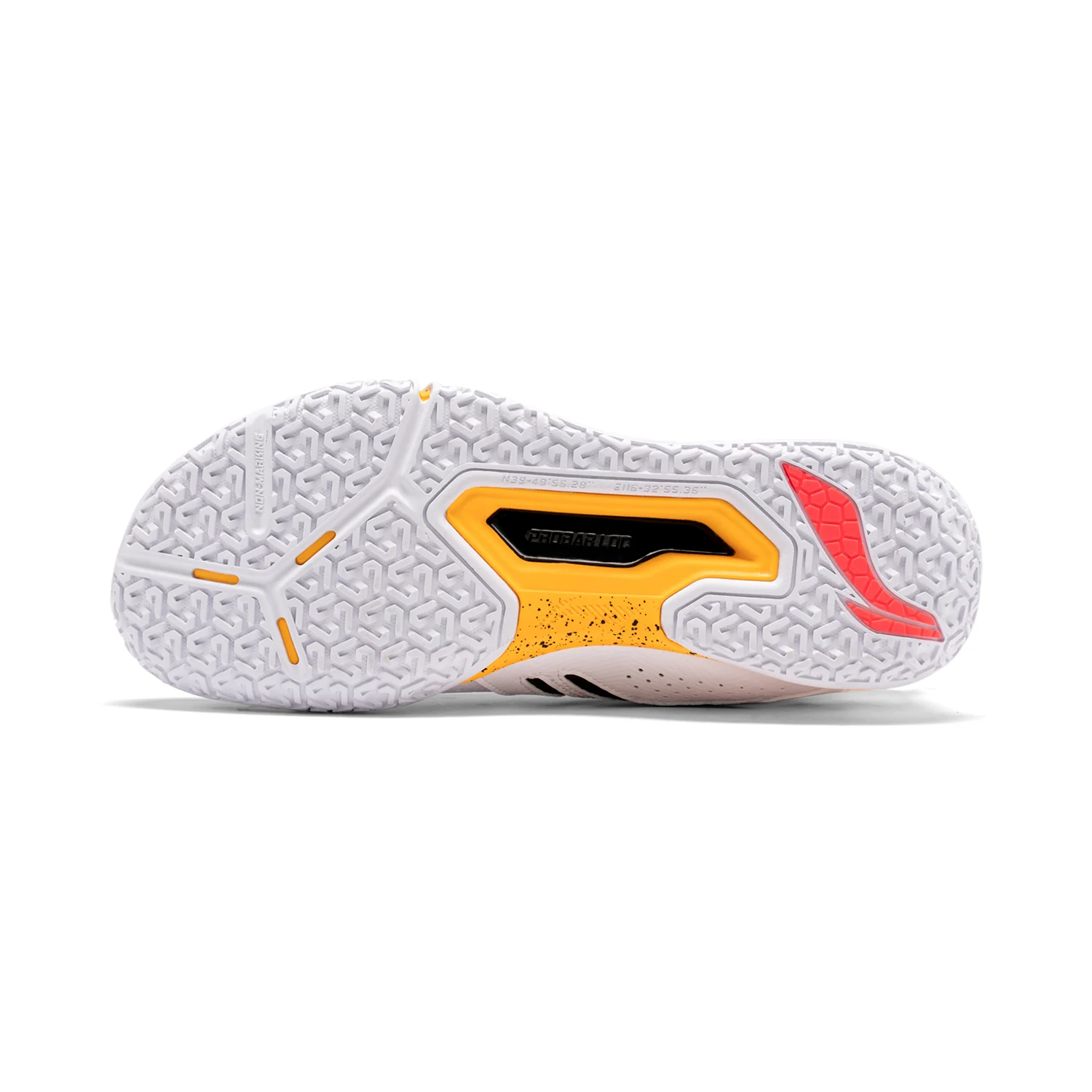 Unisex Badmintonschuh "Saga II Lite" weiß - AYTT003-3 - Image 7