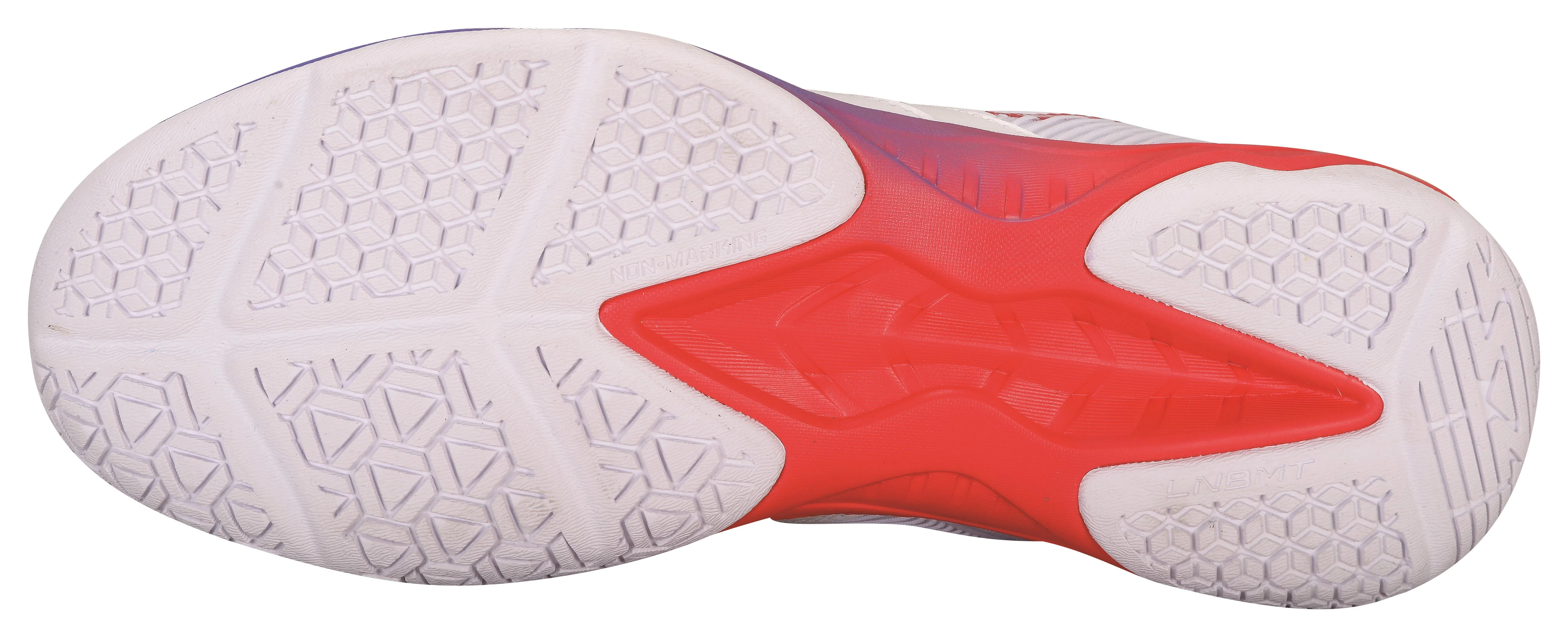 Unisex Badmintonschuh Schallwelle II weiß/rot - AYTS016-3 - Image 2