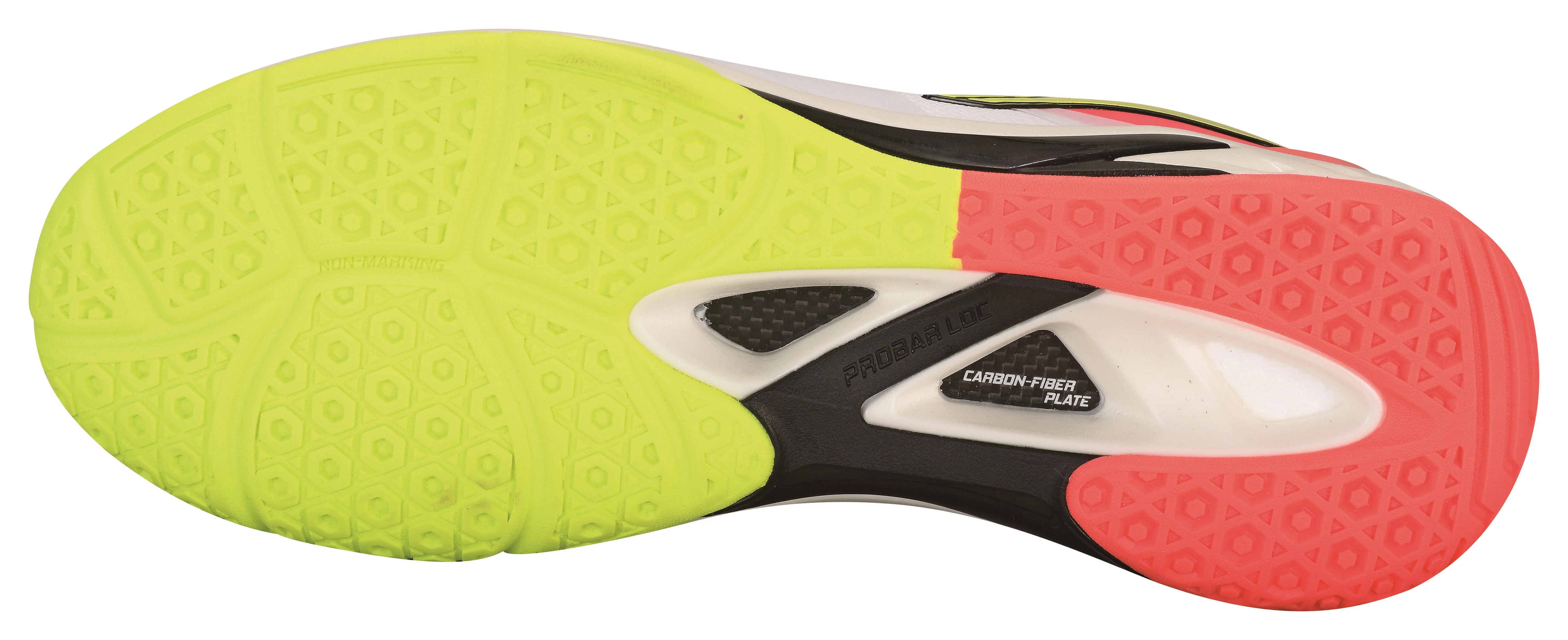 Unisex Badmintonschuh Wolke weiß/rot - AYAS028-4 - Image 2