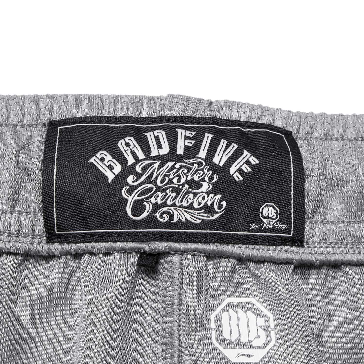 Unisex Basketball-Short "Anti-Warrior" Badfive BIG Grau-Schwarz - AAPT045-9 - Image 14