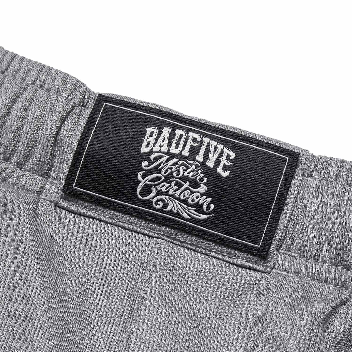 Unisex Basketball-Short "Anti-Warrior" Badfive BIG Grau-Schwarz - AAPT045-9 - Image 6