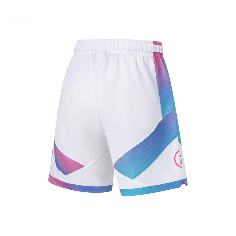 Unisex Basketball-Short "Wade-Style" Weiß - AAPT051-4 - Image 2