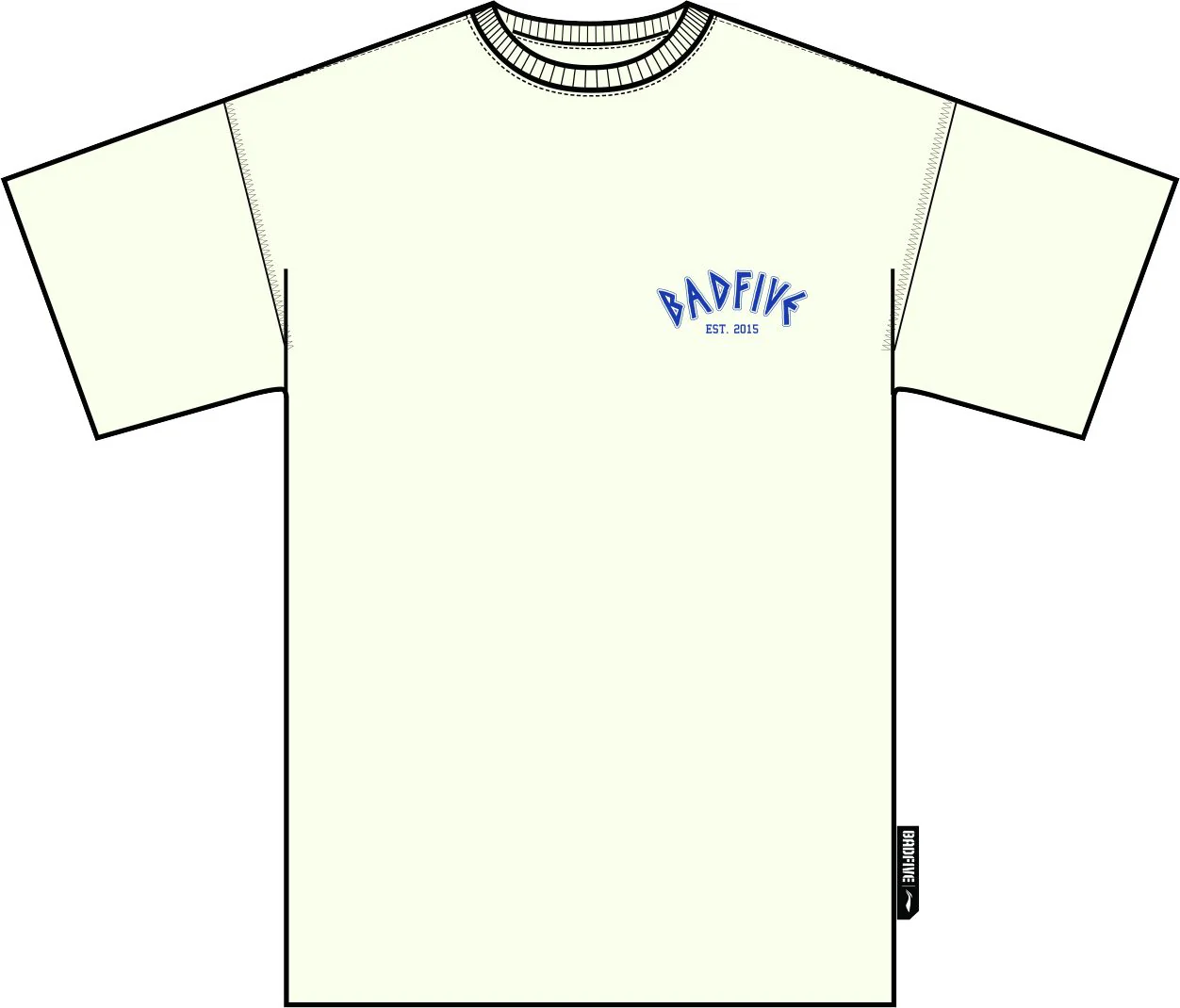 Unisex Basketball T-Shirt "BADFIVE" Anti-Warrior weiß - AHST289-5 - Image 5