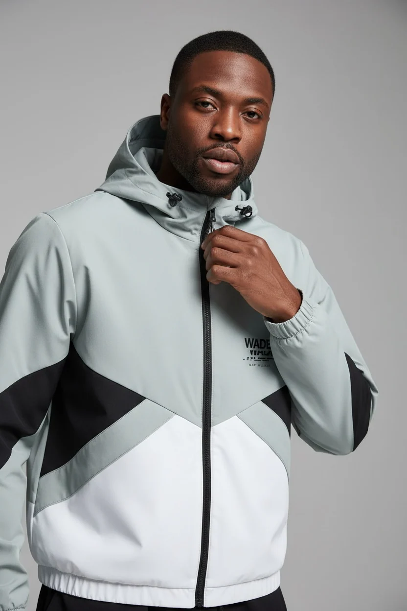 Unisex Basketball Windbreaker Wade grau - AFDT307-2 - Image 2