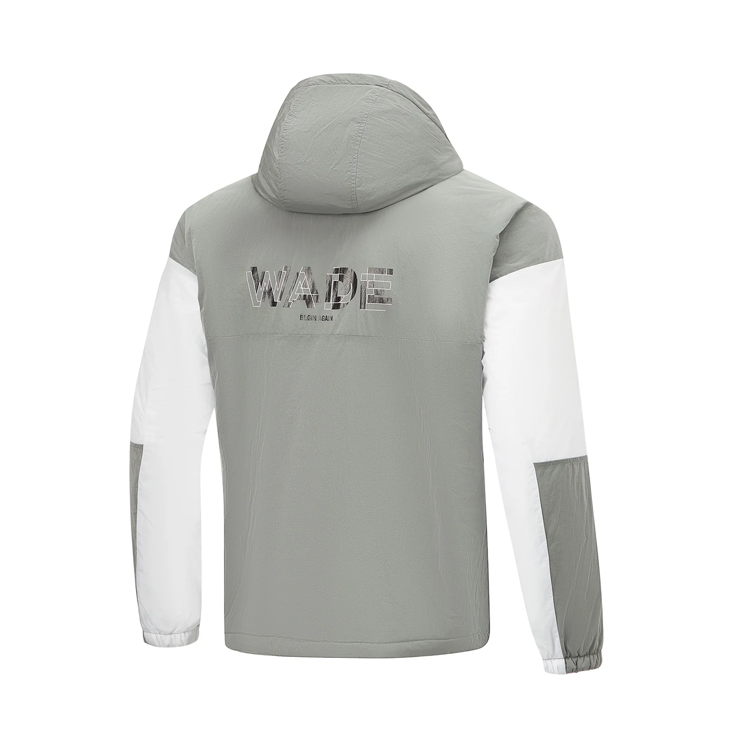 Unisex Jacke mit Kapuze Wade x Primaloft - hellgrau - AJMT103-2 - Image 2