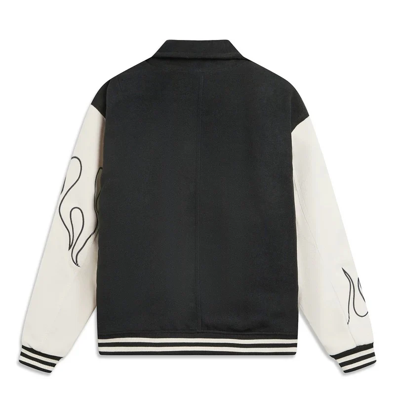 Unisex Skateboard Casual Windbreaker "LN FIRE" schwarz/grau - AFDT697-2 - Image 5