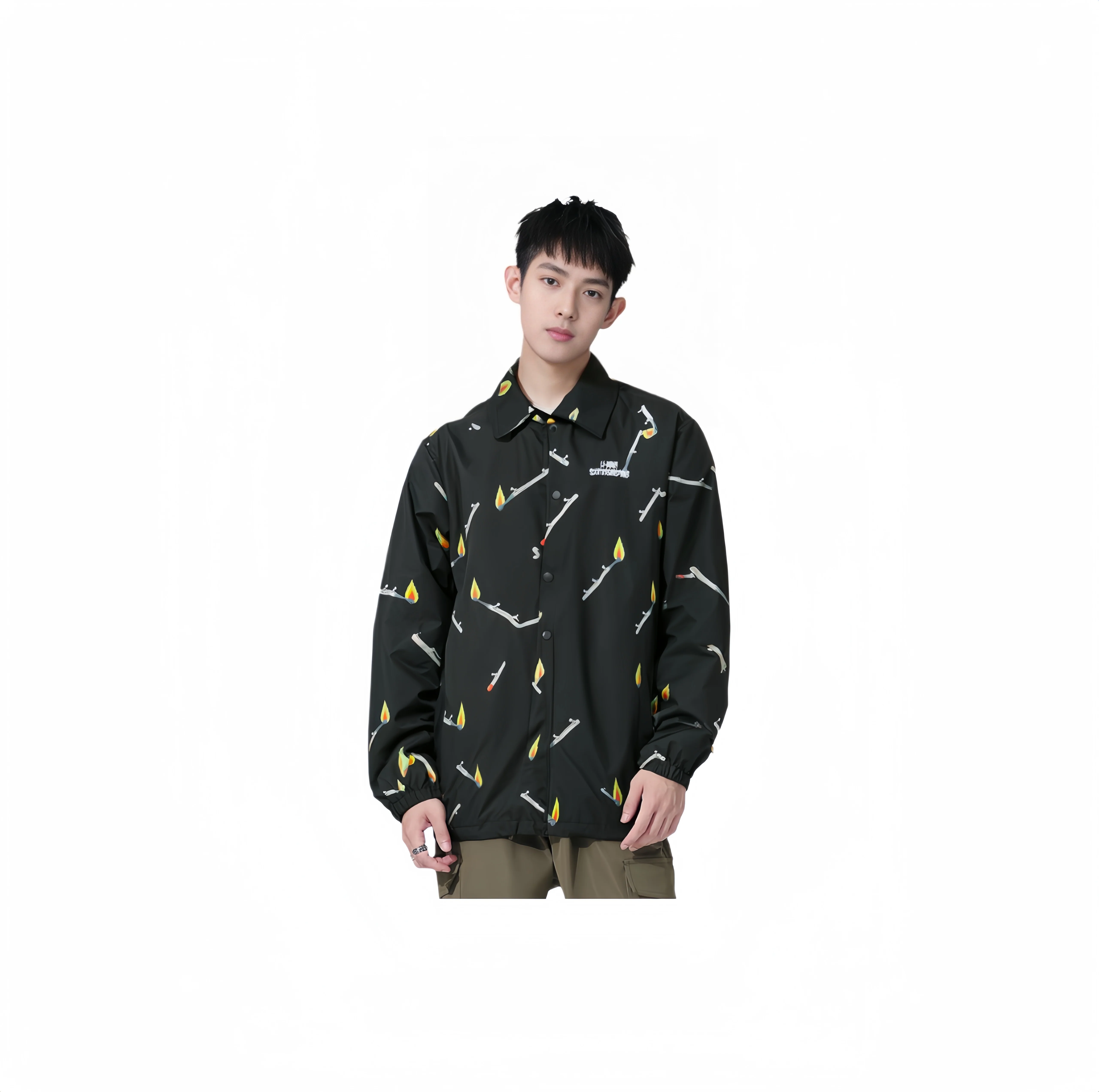Unisex Skateboard Casual Windbreaker "Skateboards" LTD schwarz - AFDT699-2 - Image 3