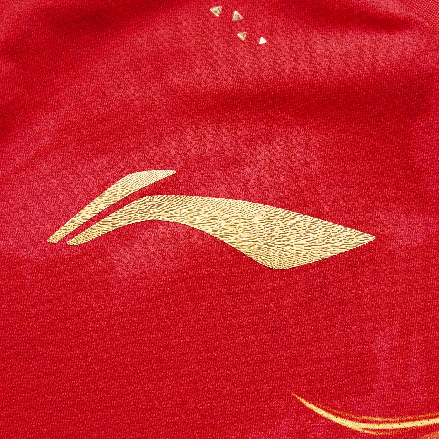 Unisex Tischtennis China Nat. Team Wettkampftrikot - rot - AAYU197-2 - Image 4