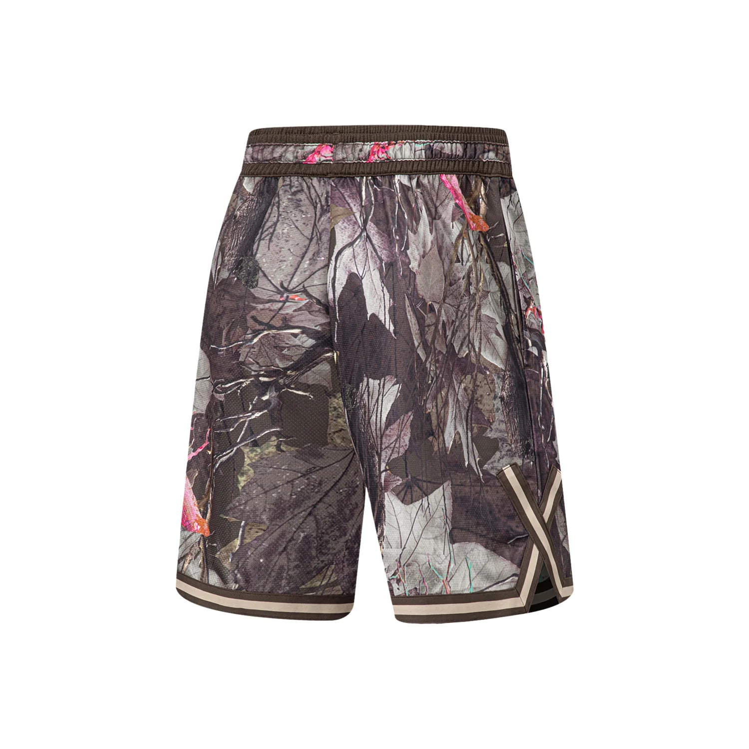 Unisex Wettkampf-Shorts "BADFIVE Leaves" basic-black - AAPT593-3 - Image 2